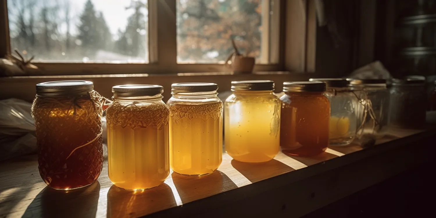Kolor miodu wrzosowego